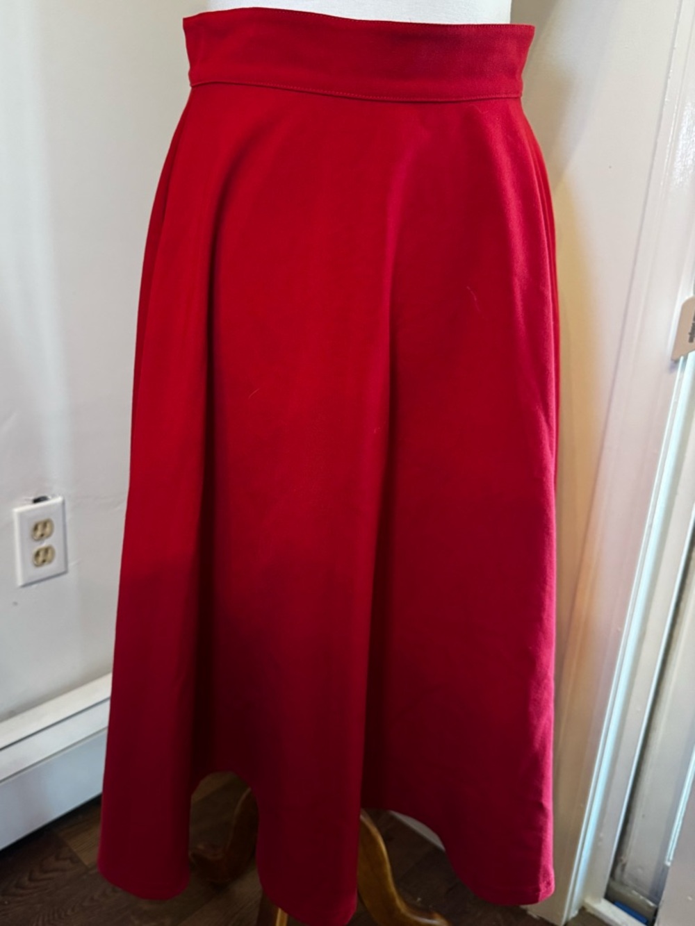 RockSteady Red A-Line Skirt